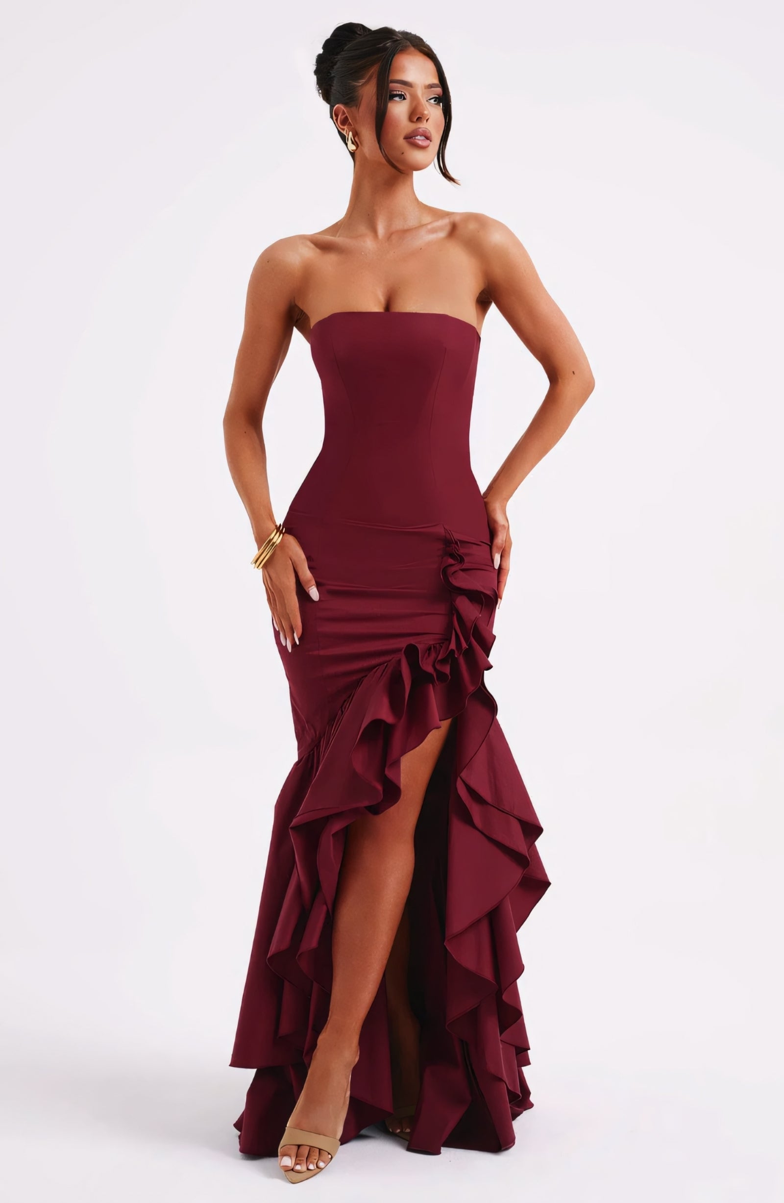 Valoria | Ruffle Maxi Dress