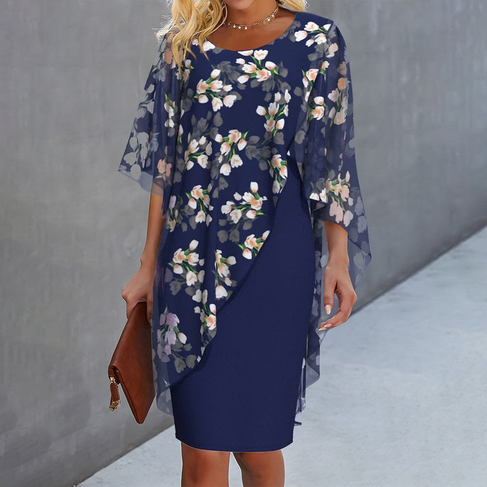 GRACE | Robe florale élégante couvrant le ventre