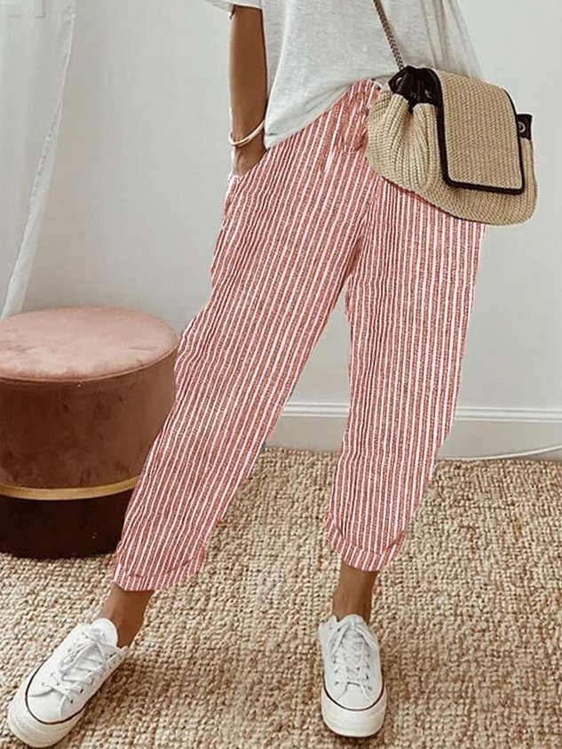 HANNAH | PANTALON DE LOISIR LÉGER ÉLÉGANT À TAILLE HAUTE