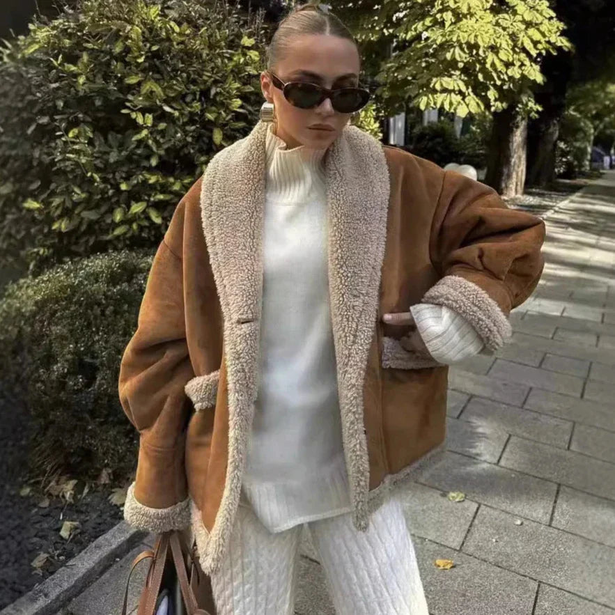Norielle | Luxuriöser Wintermantel aus Shearling