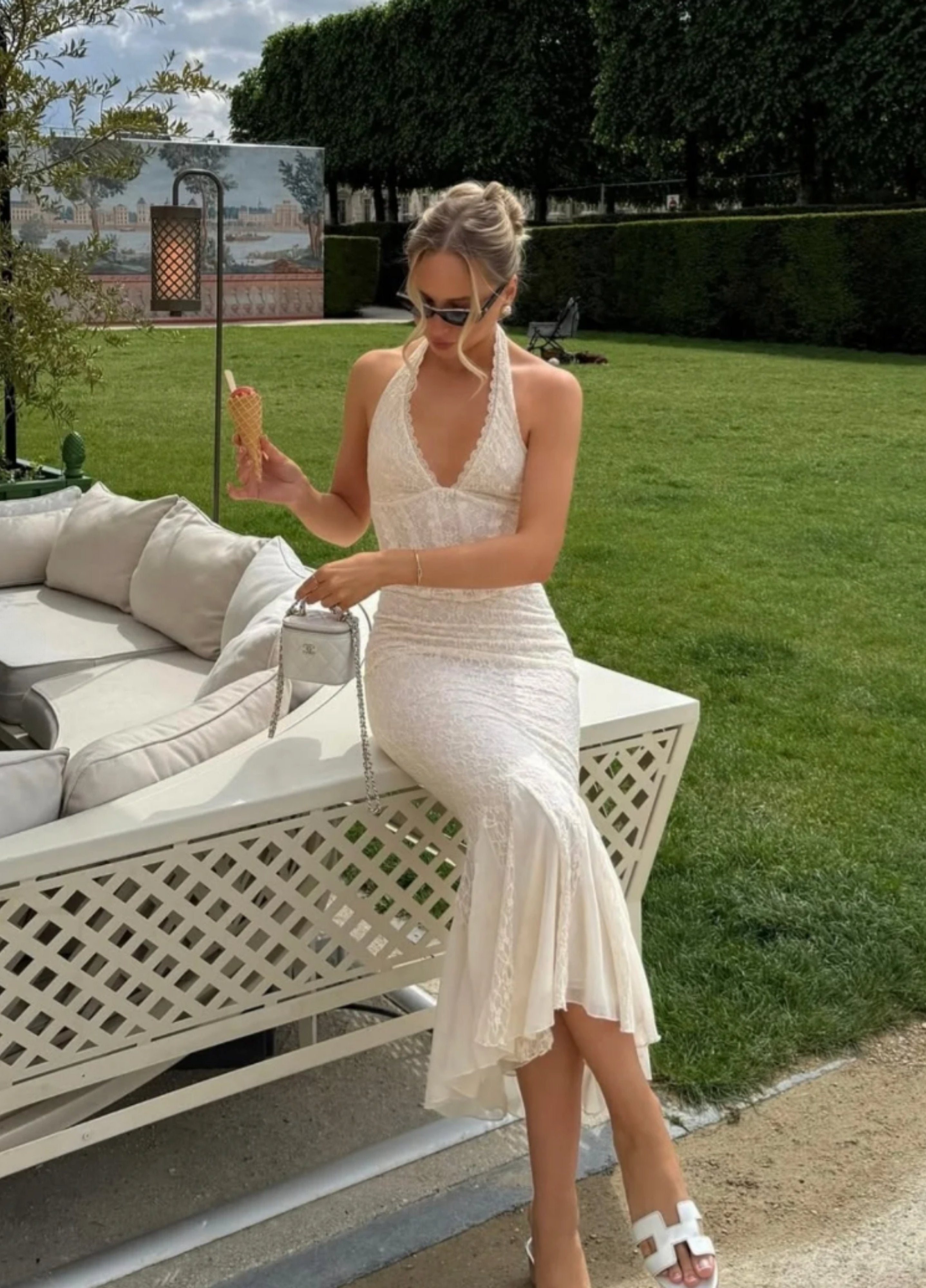 MIREYA | KORSETT-HALTER-MAXIKLEID