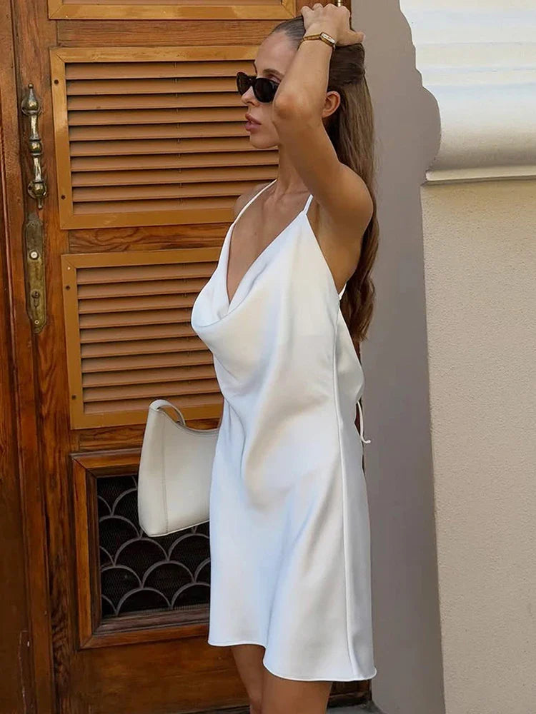 Noelle | Schickes Satinkleid