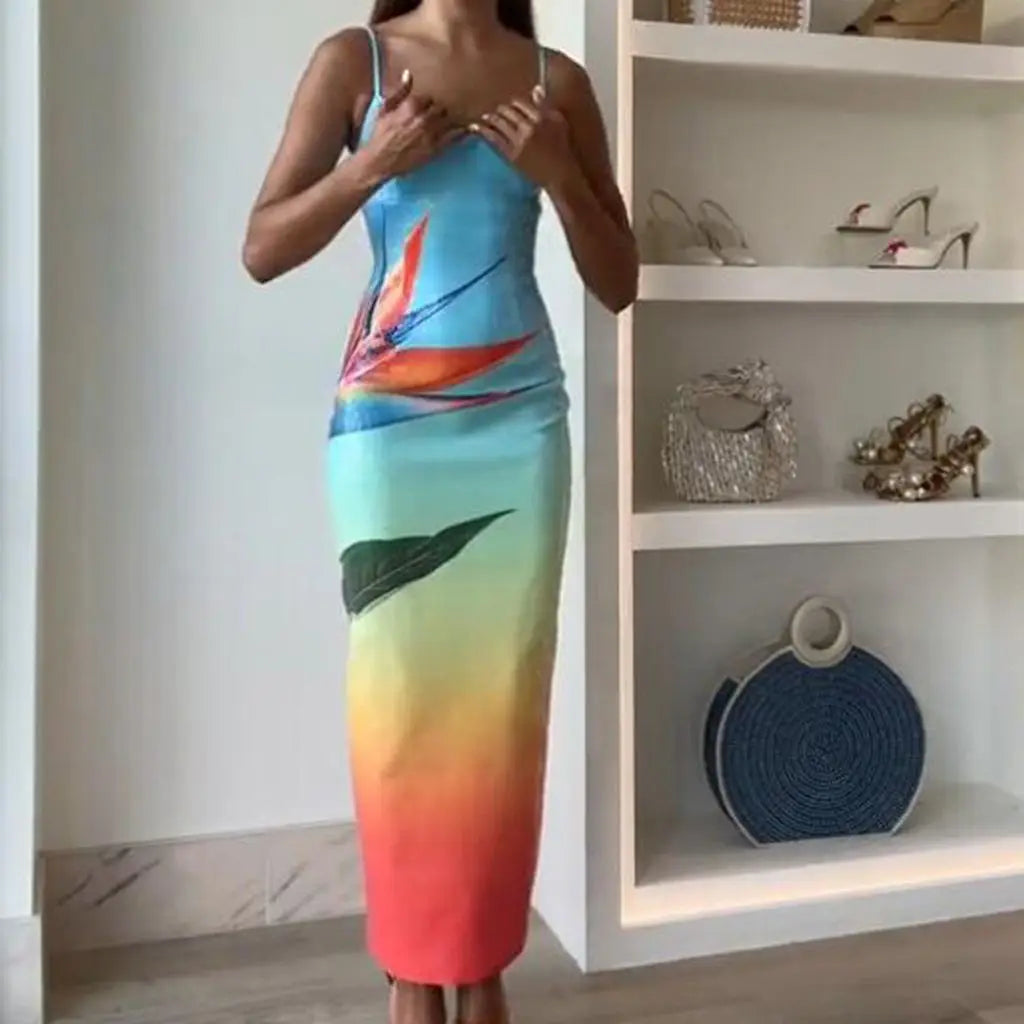 Paradise Bloom Maxikleid