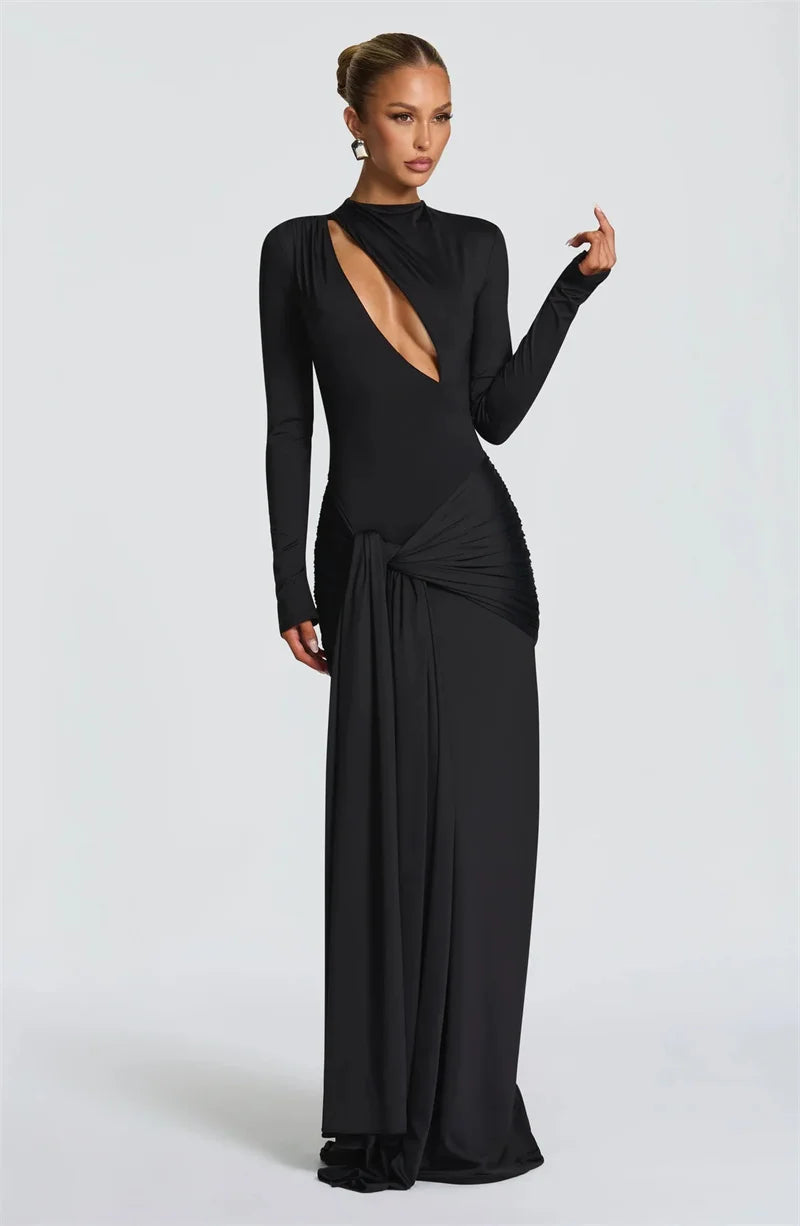 Arlivia | Sculpted Cut-Out Evening Gown