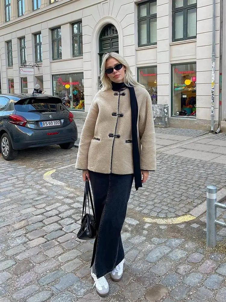 MAELLE | TAILORED WOOL TOGGLE JACKET