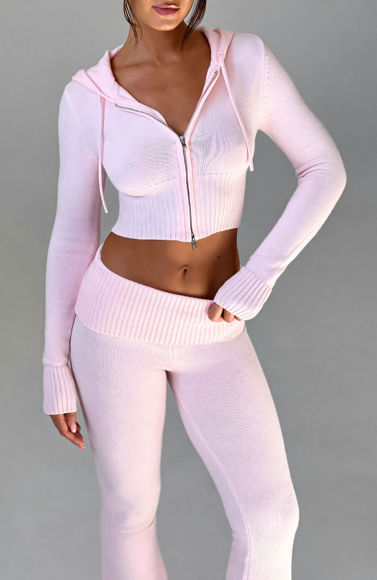 Auravelle | Knit Lounge Tracksuit Set