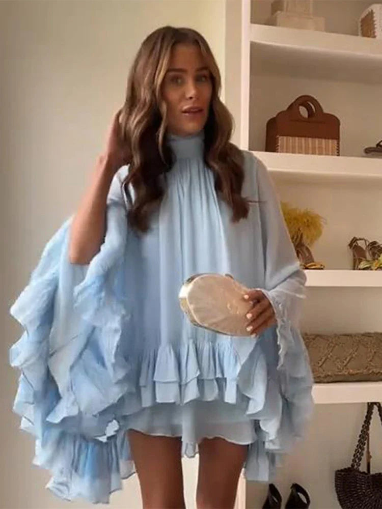 Kaia Minikleid mit Rüschensaum