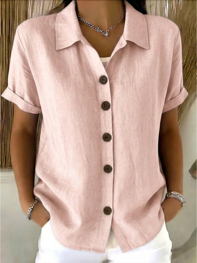 ZARA | BLOUSE ÉLÉGANTE AVEC BOUTONS ET COUVERTURE DU VENTRE