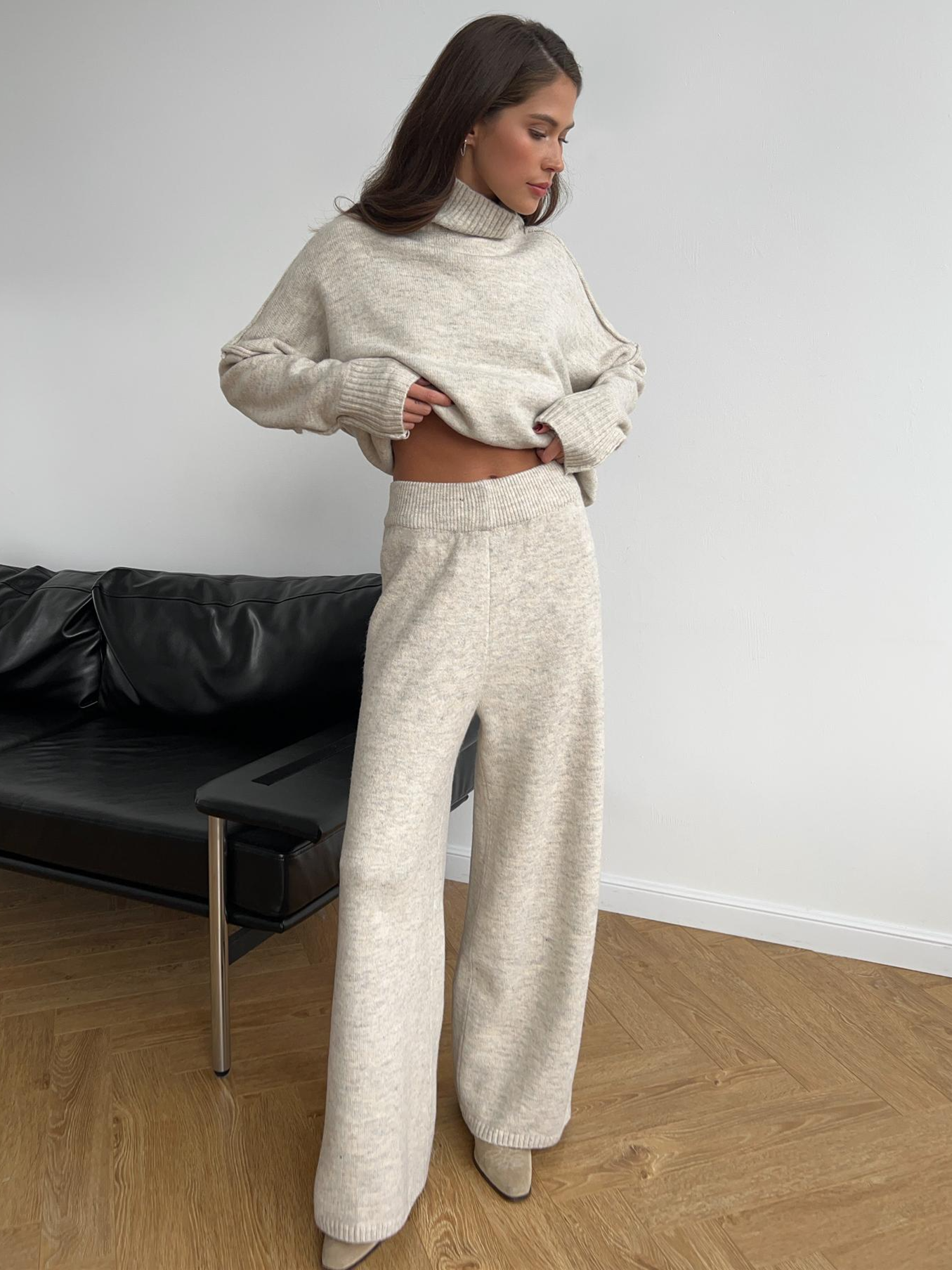 Arwen | Cozy Oversized Knit Lounge Set
