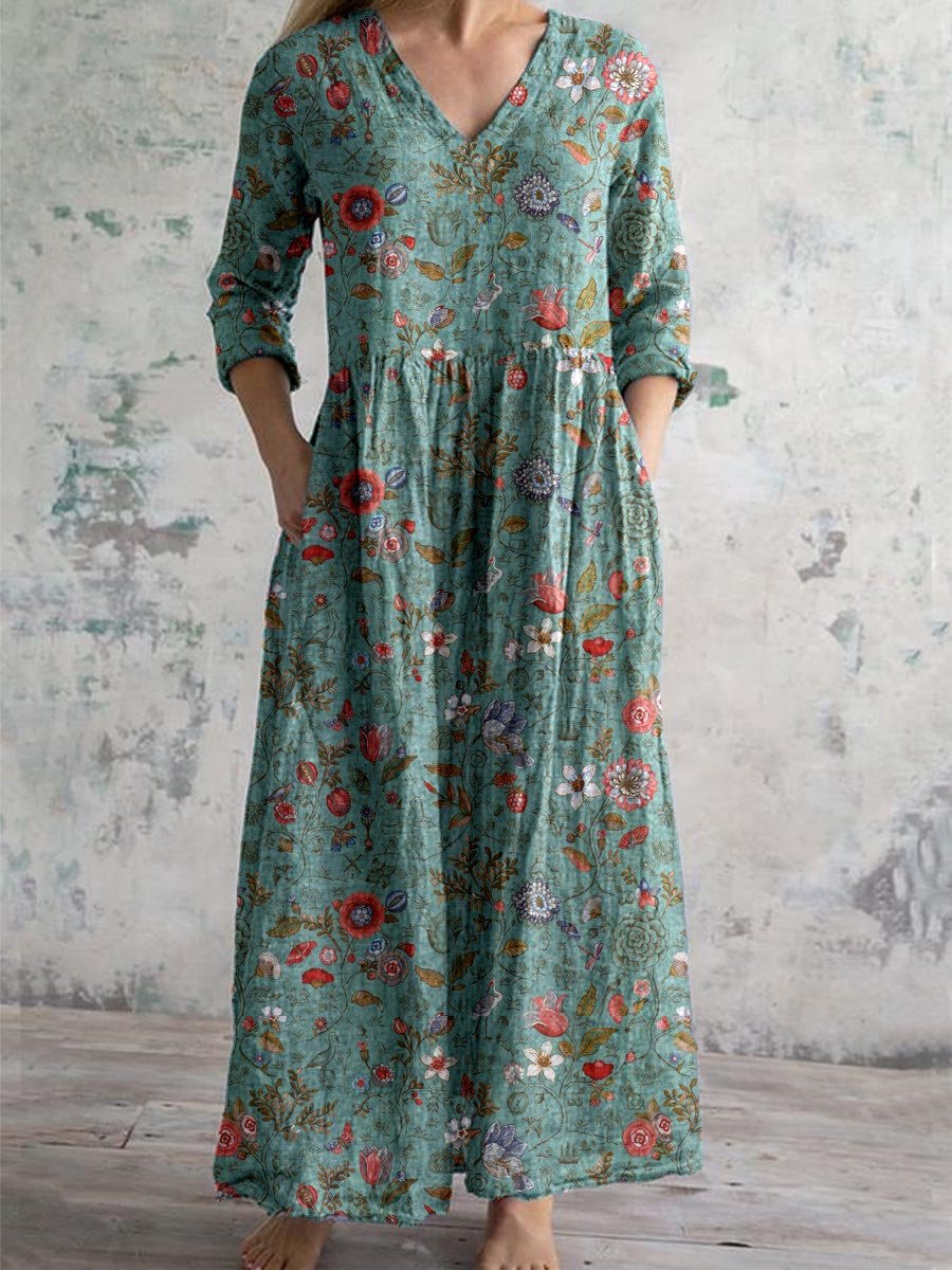 ADA | Robe d'été fluide couvrant le ventre