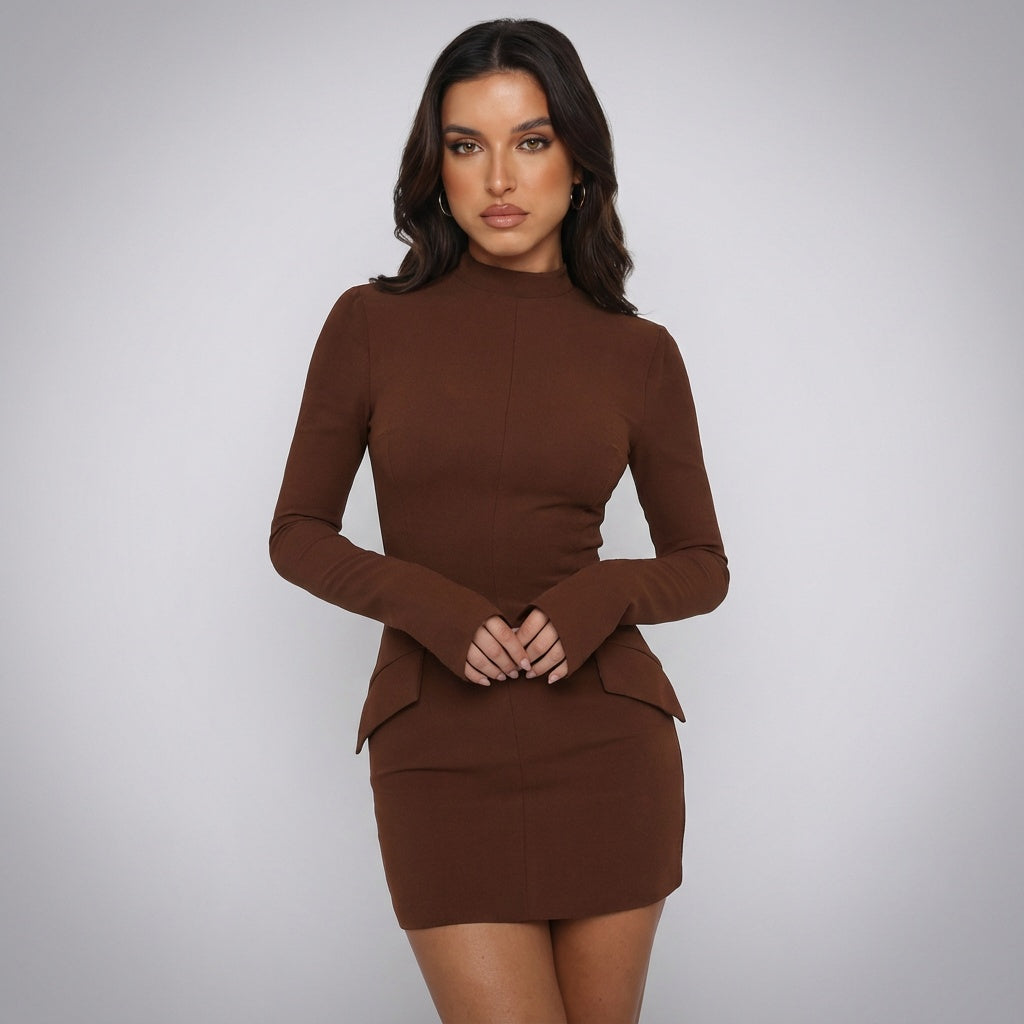 Valestra | Midnight Chic Minikleid mit Tasche