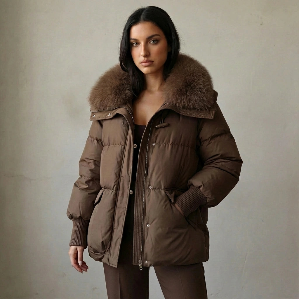 Ardelle | Luxe Fur-Collar Puffer Jacket