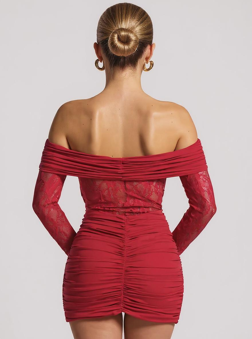 Ophelia | Minikleid mit Spitze und Rüschen