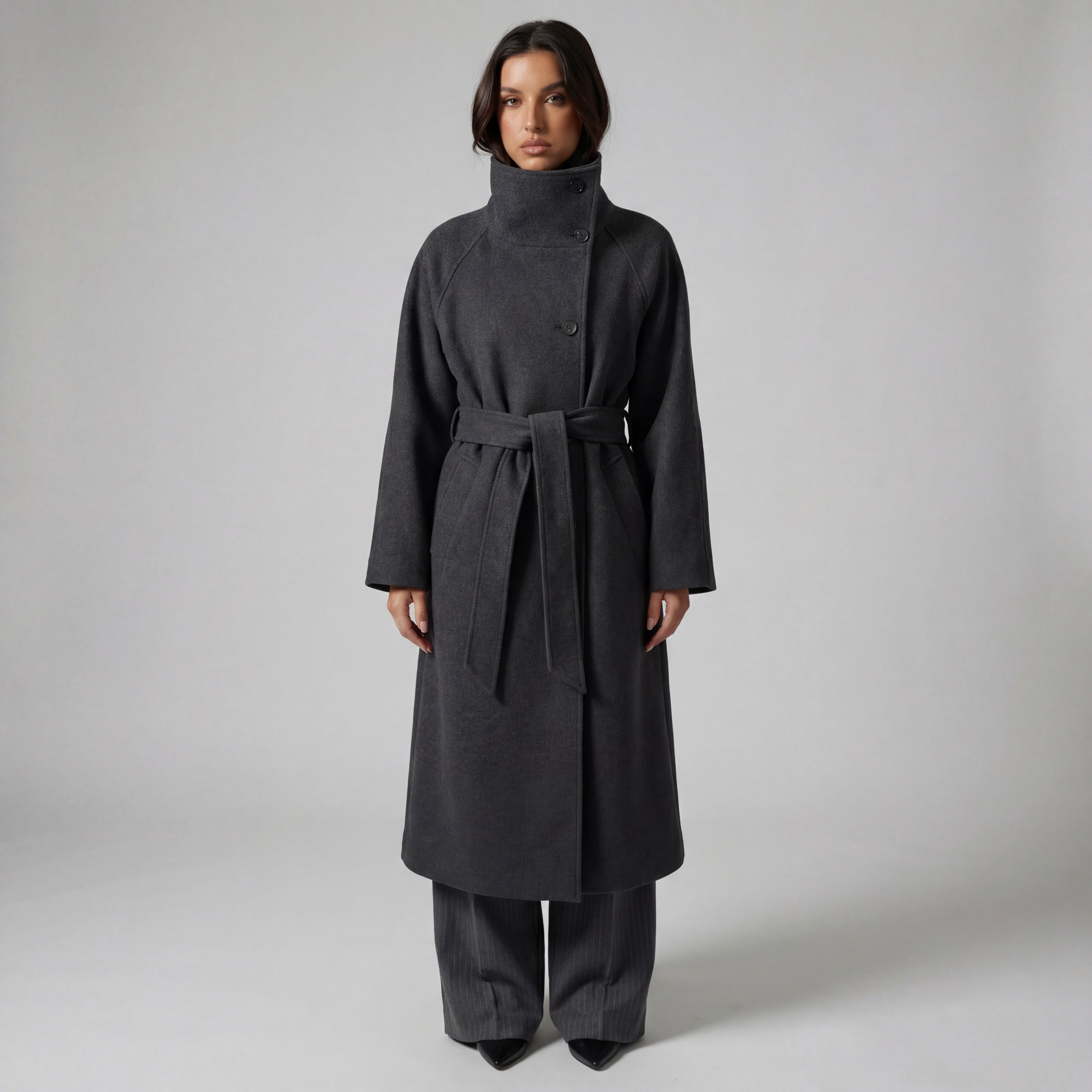 Avelyn | Tailored Wool Belt Coat