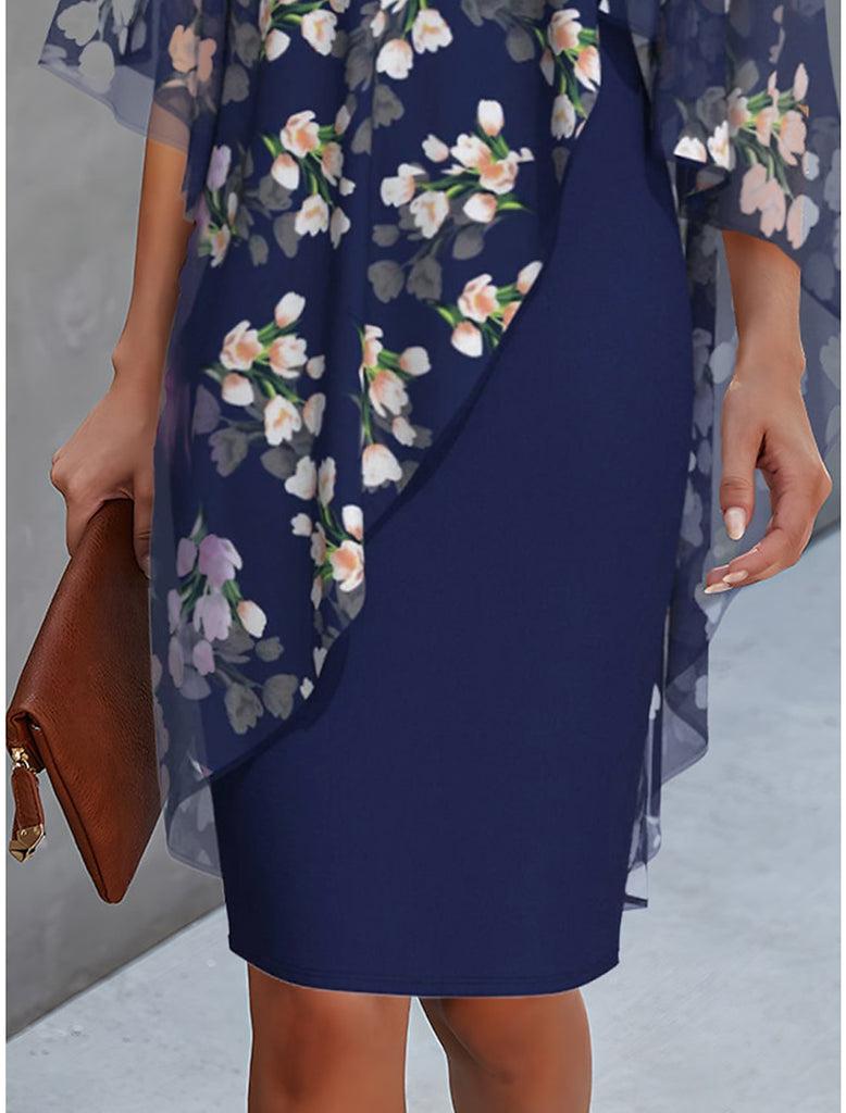 GRACE | Robe florale élégante couvrant le ventre