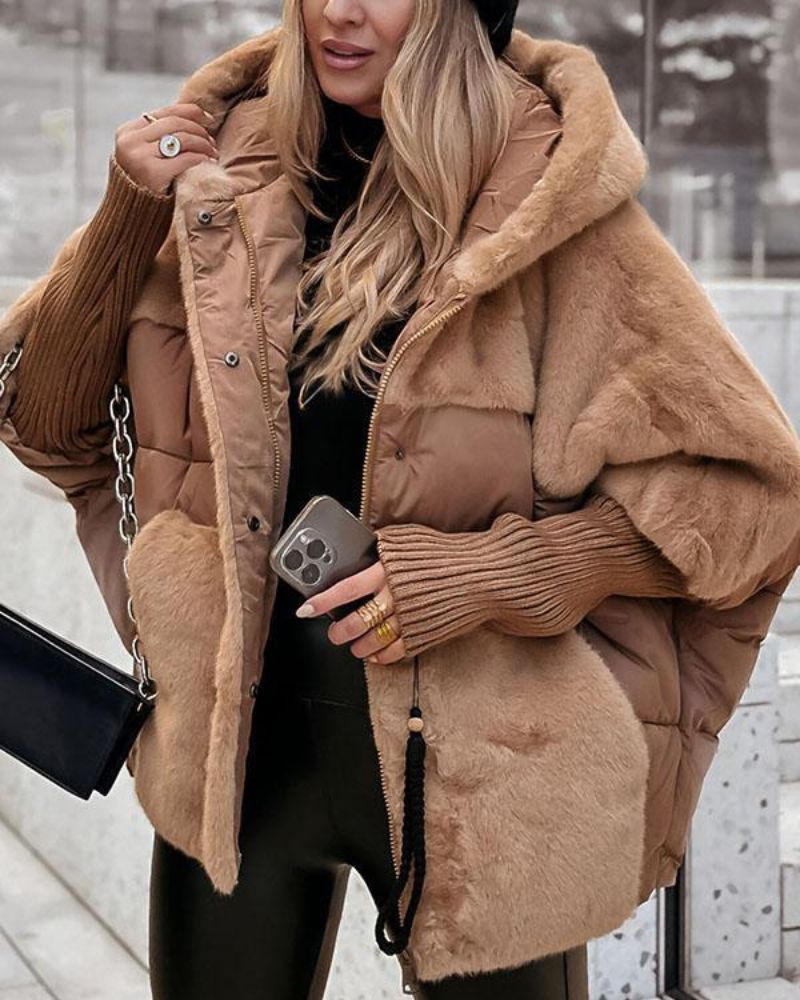 Soraya | Luxuriöser Teddy-Puffer mit Kapuze