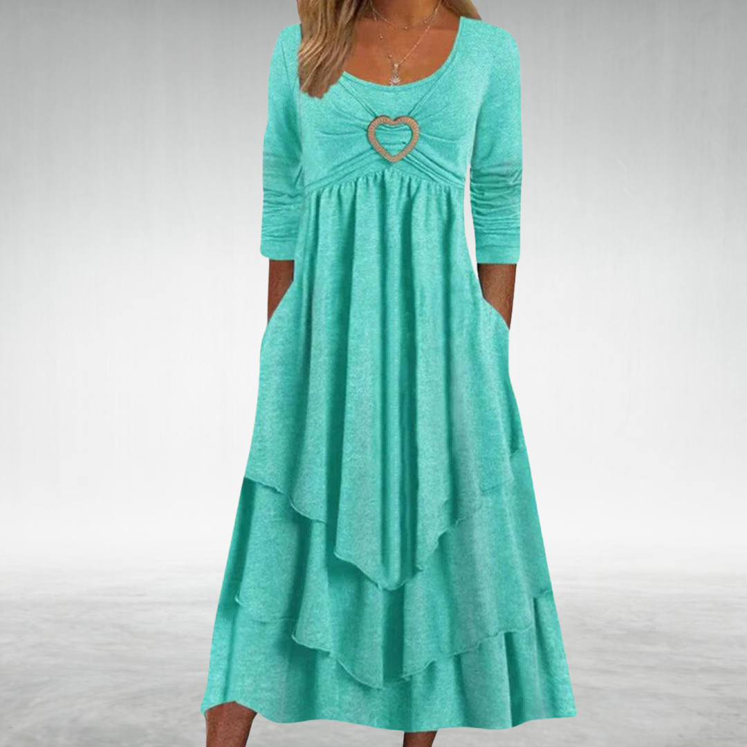 KATHLEEN | Robe élégante pour femme avec couverture ventre  