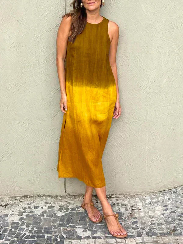 FLORENCE | Robe midi fluide élégante avec couverture ventre  