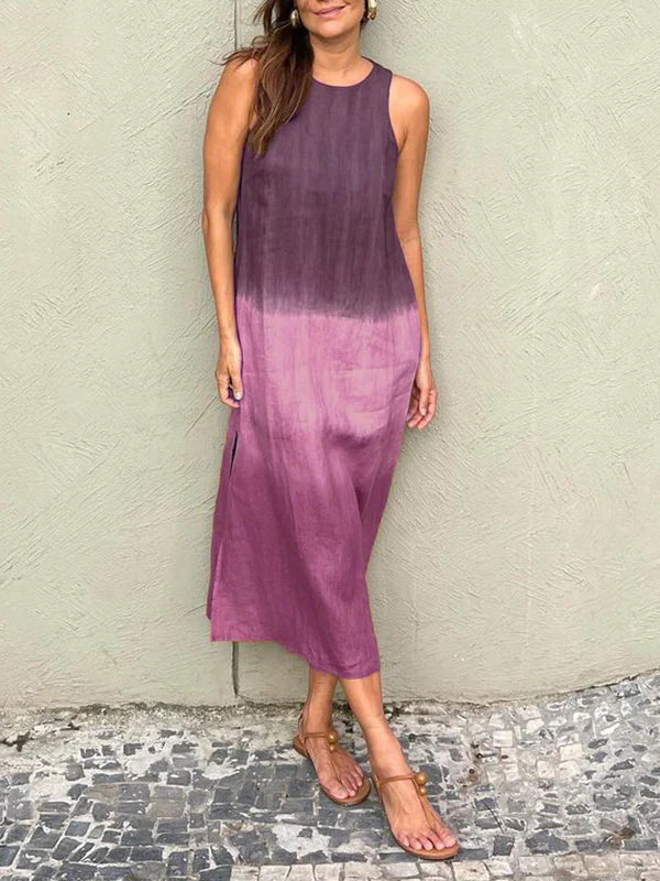 FLORENCE | Robe midi fluide élégante avec couverture ventre  