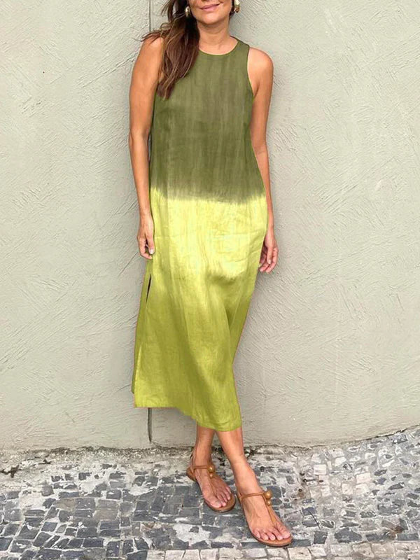 FLORENCE | Robe midi fluide élégante avec couverture ventre  