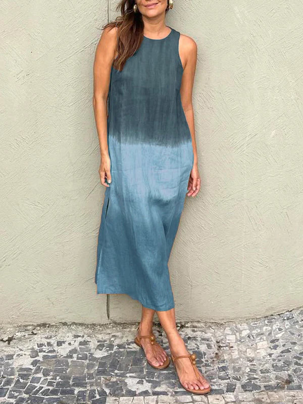 FLORENCE | Robe midi fluide élégante avec couverture ventre  