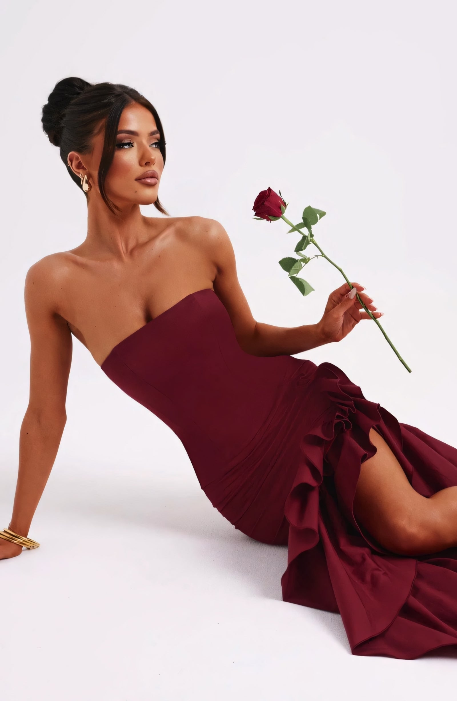 Valoria | Ruffle Maxi Dress