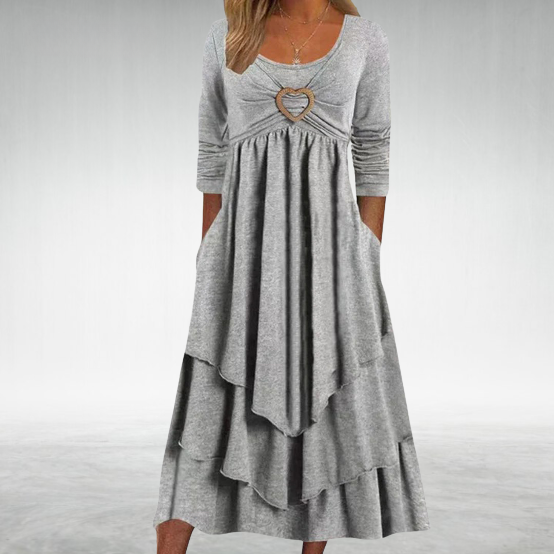 KATHLEEN | Robe élégante pour femme avec couverture ventre  