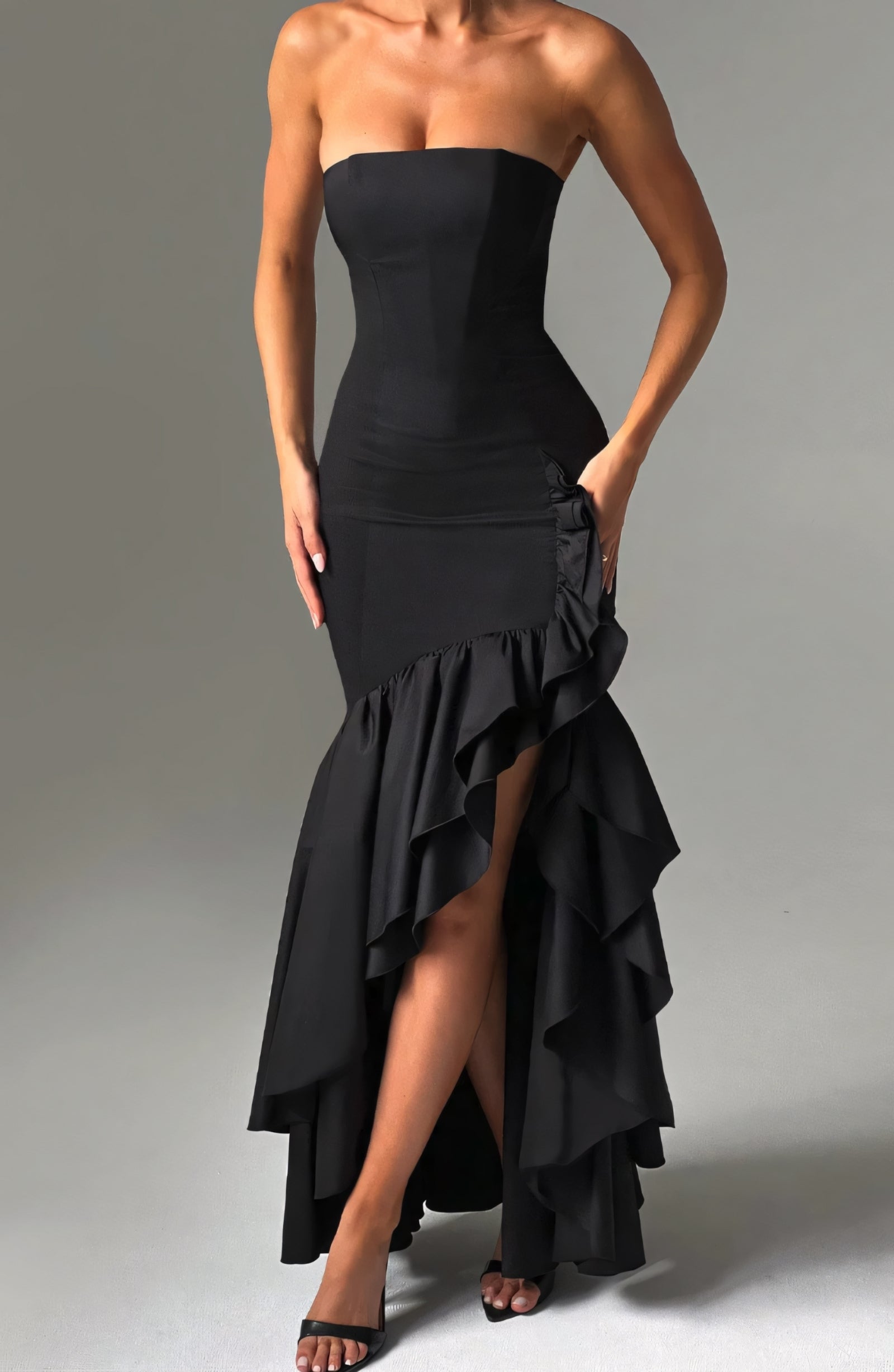 Valoria | Ruffle Maxi Dress