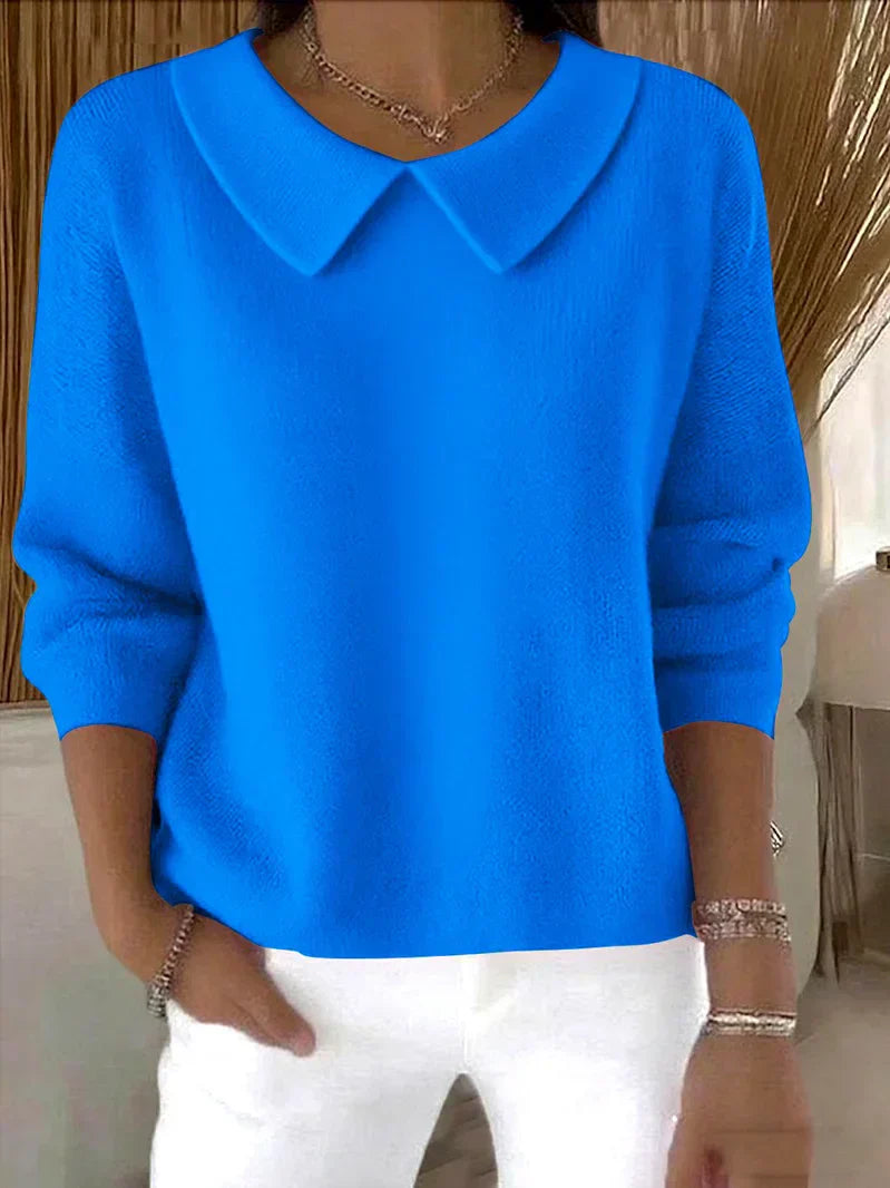 Lila | Klassischer Strickpullover