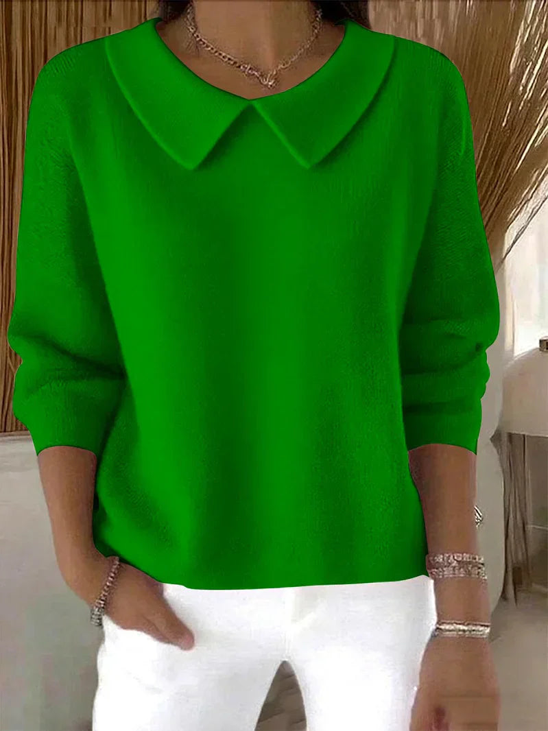 Lila | Klassischer Strickpullover