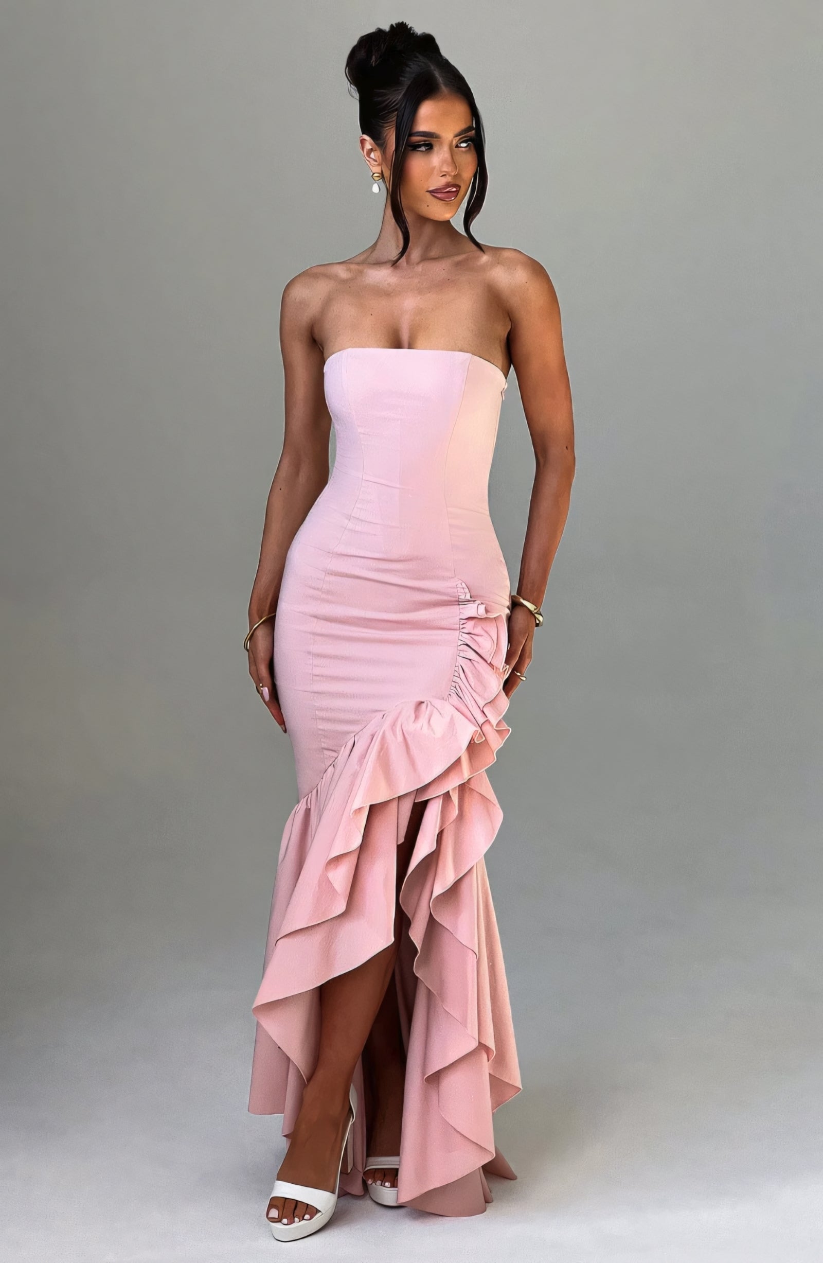 Valoria | Ruffle Maxi Dress
