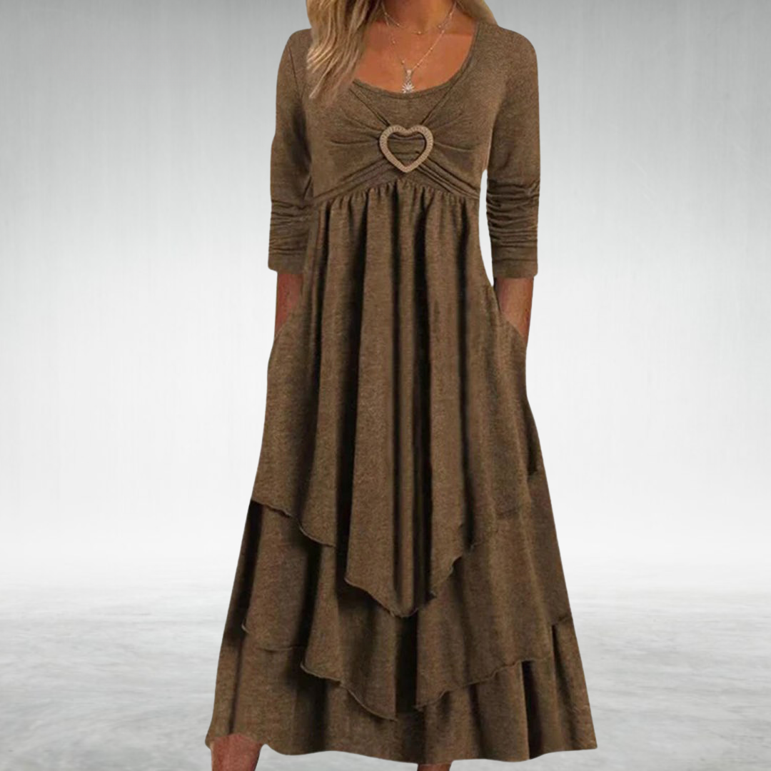 KATHLEEN | Robe élégante pour femme avec couverture ventre  