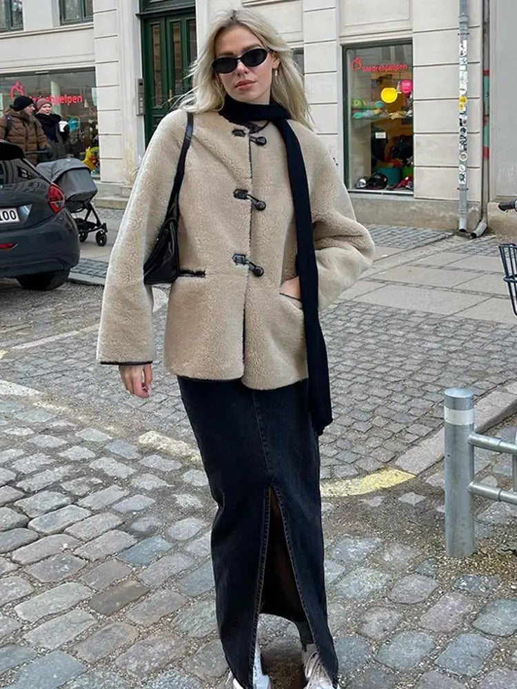 MAELLE | TAILORED WOOL TOGGLE JACKET
