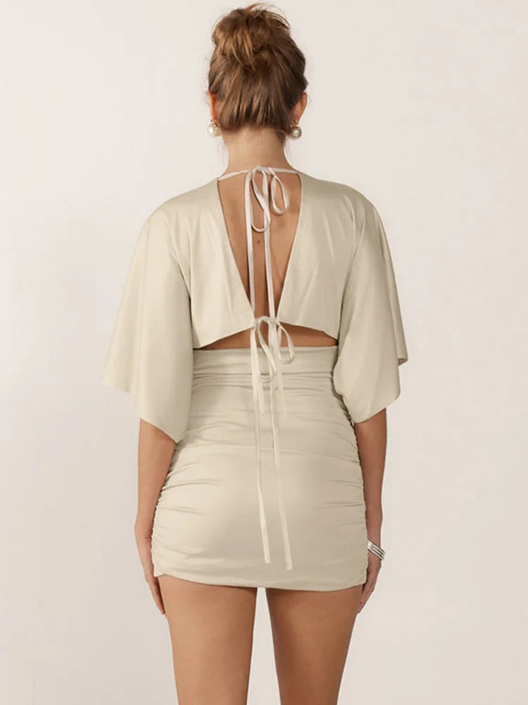 Cerys | Midnight Allure Minikleid 