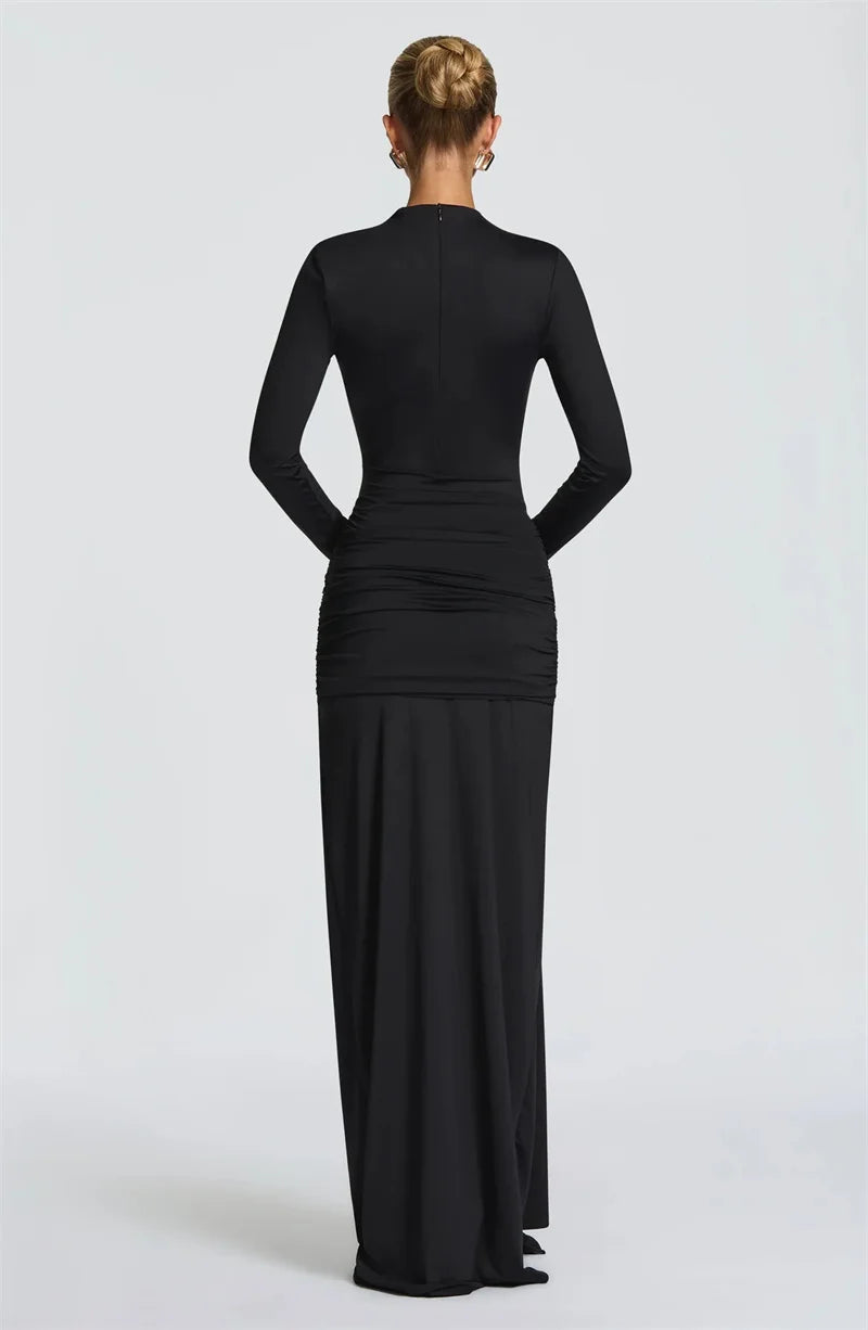 Arlivia | Sculpted Cut-Out Evening Gown