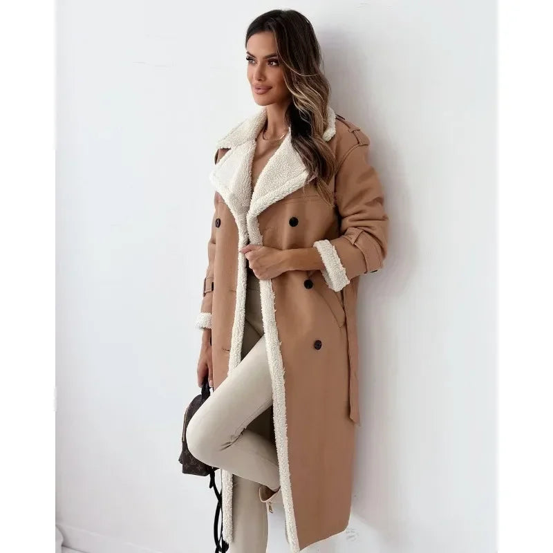 Selvara | Teddygefütterter Trenchcoat