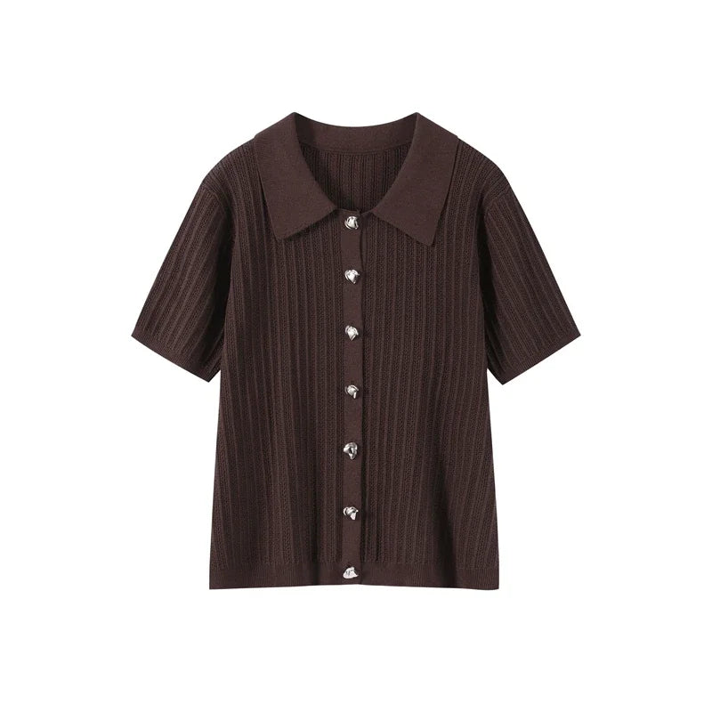 Lyselle | Schickes Strick-Set aus Strickjacke und Hose 