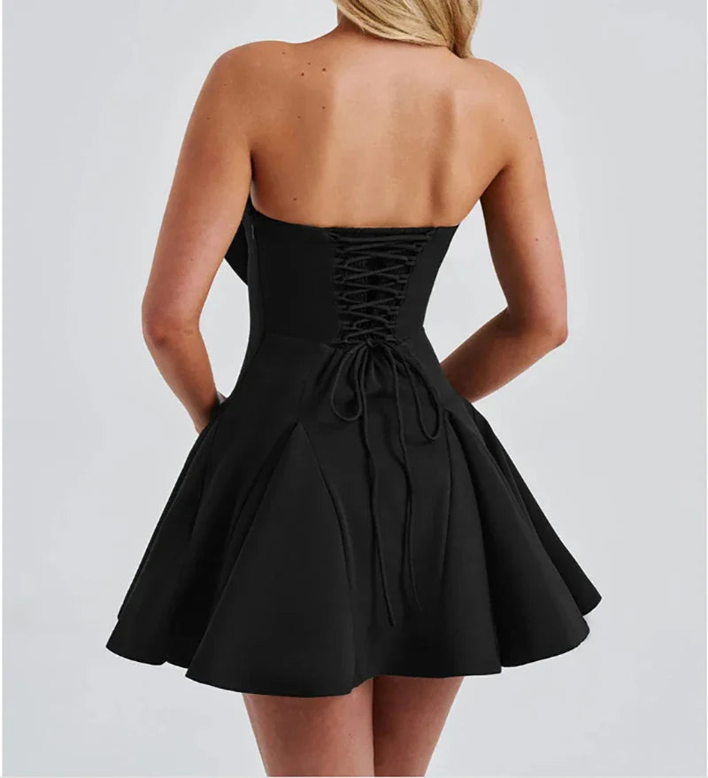 Monroe Bow Mini Dress