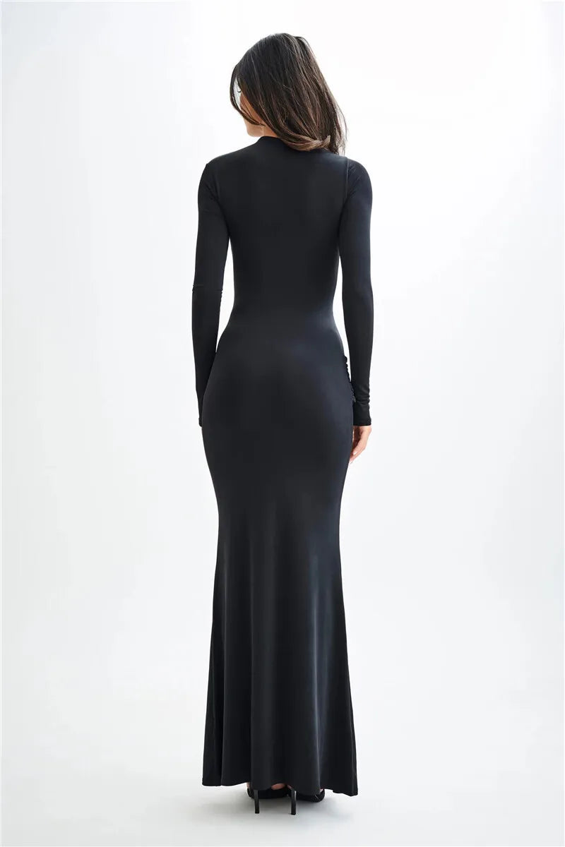 Miravelle | Elegantes Maxikleid mit drapierter Taille 