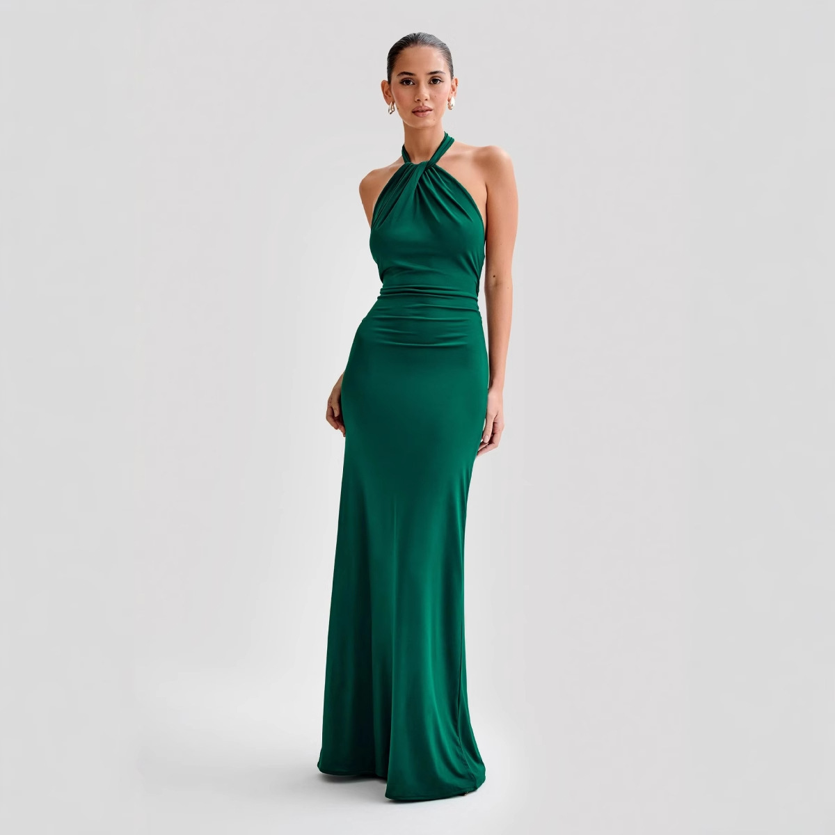 Selene Neckholderkleid aus Satin