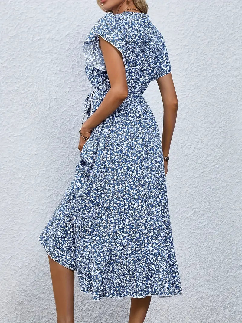 EILEEN | Robe portefeuille élégante avec couverture ventre  