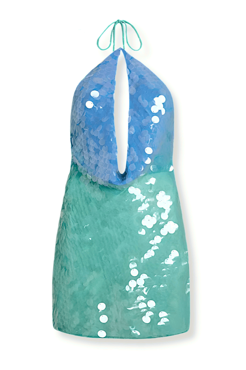 Saphir Tide Minikleid