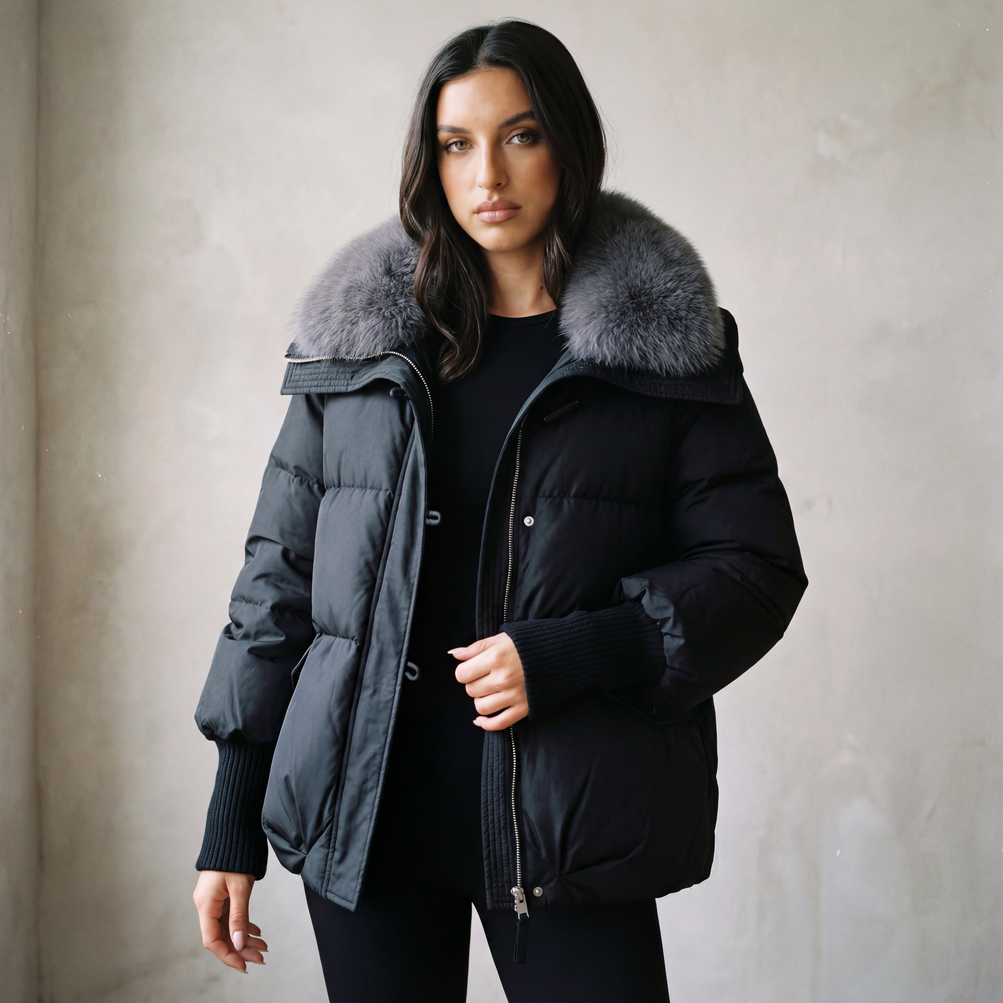 Ardelle | Luxe Fur-Collar Puffer Jacket