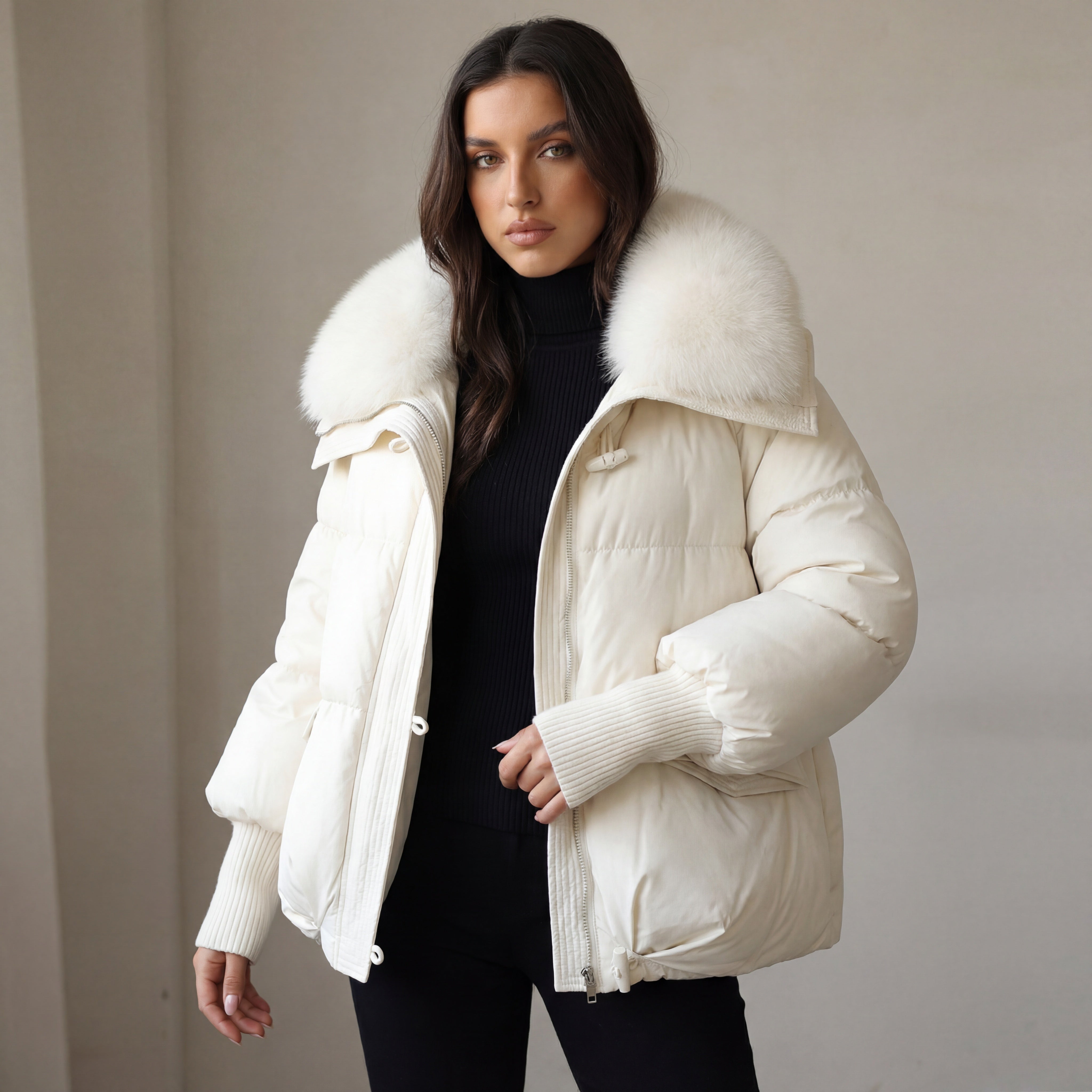 Ardelle | Luxe Fur-Collar Puffer Jacket